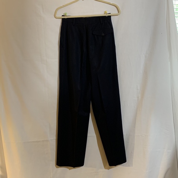 Vintage Escada dark navy, pleated front pants, size 6, excellent condition - Picture 2 of 4